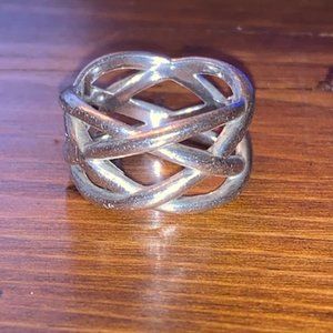 Tiffany & Co Sterling Silver Ring Size 7.5